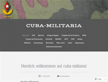 Tablet Screenshot of cuba-militaria.org